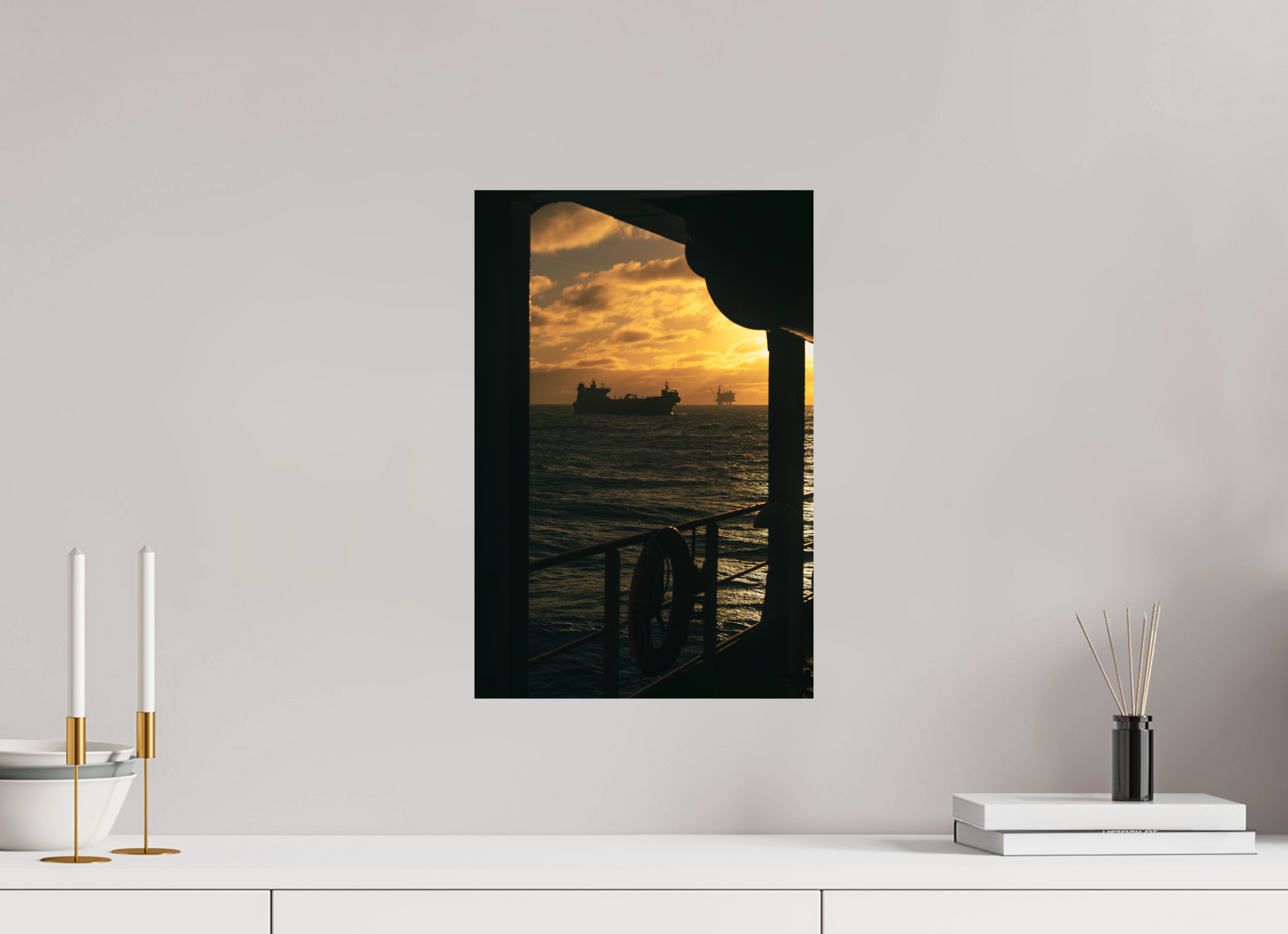 30 x 45 cm, Fine Art Print Golden Transit